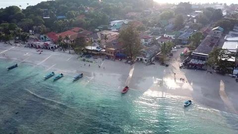 Sand beach koh Phangan 库存影片 84783511