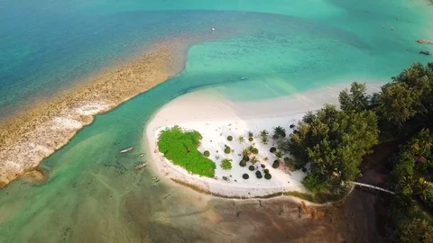 Sand beach koh Phangan Stock Footage 84785976