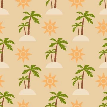 Sand beach pattern Stock Illustration