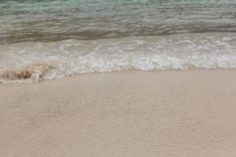 The sand in the beach Stock Photos