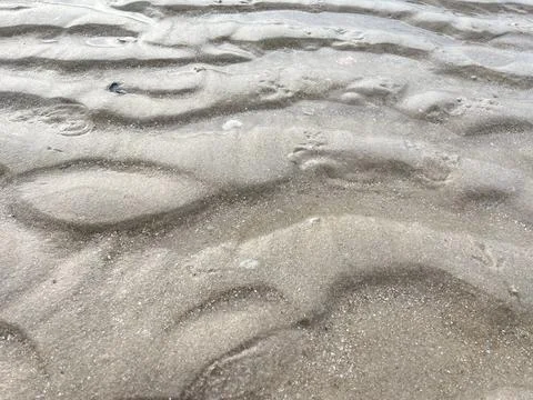 Sand on the beach Stock Photos