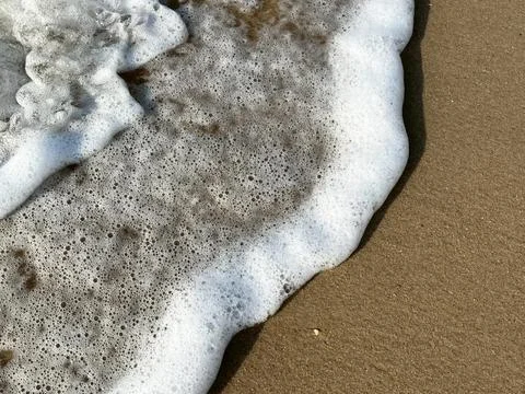 Sand on the  beach Stock Photos