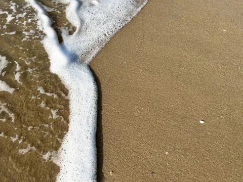Sand on the  beach Stock Photos