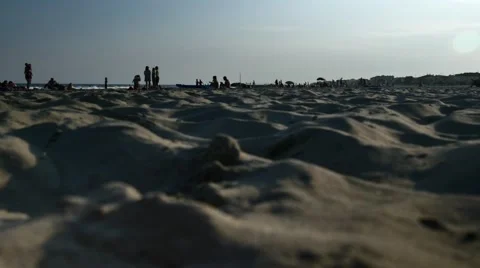 Sand beach sea Stock Footage 54394998