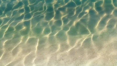 Sand beach top view lakeside Stock Footage 277346709