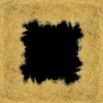 The sand on the black background Stock Photos