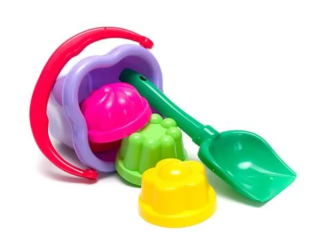 Sand-box set Stock Photos
