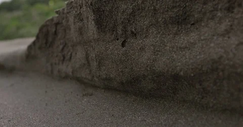 Sand Breaking Apart Video stock 70903208