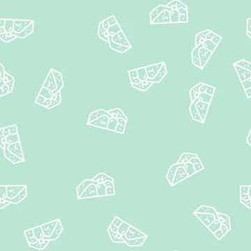 Sand building material line vector seamless pattern Ilustración de archivo