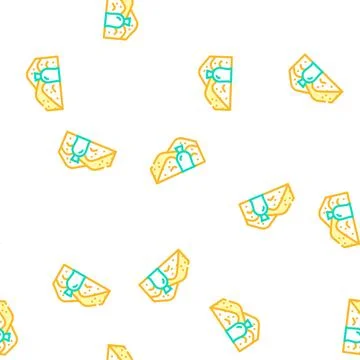 Sand building material vector seamless pattern Ilustración de archivo