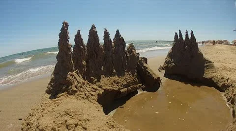 Sand Castle on the beach 動画素材 11682745