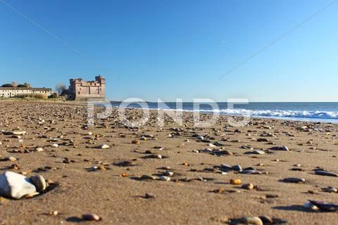 Sand castle Stock Photos