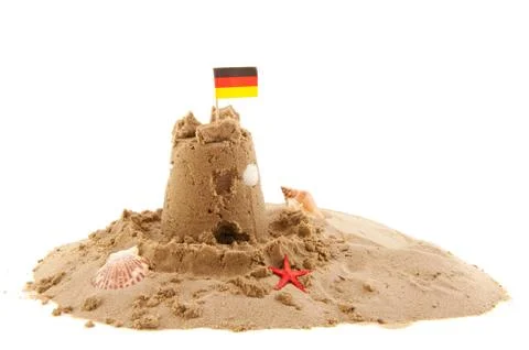 Sand castle Stock Photos