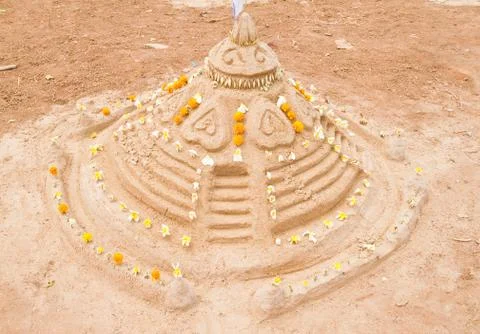 Sand castle Stock Photos
