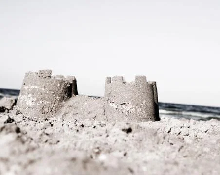 Sand castle Stock Photos