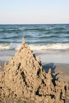 Sand castle Stock Photos