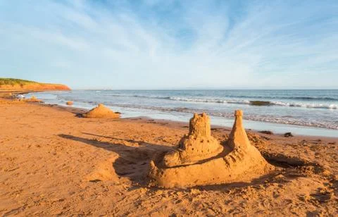 Sand castle Stock Photos