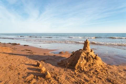 Sand castle Stock Photos