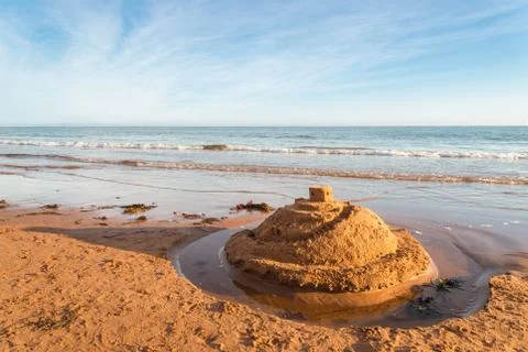 Sand castle Stock Photos