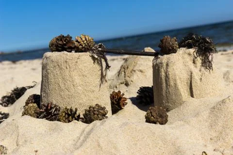 Sand castle 写真素材