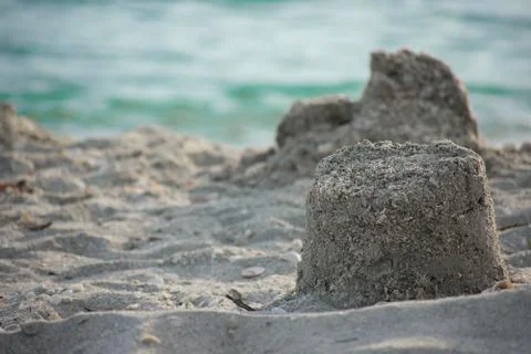 Sand Castles Stock Photos