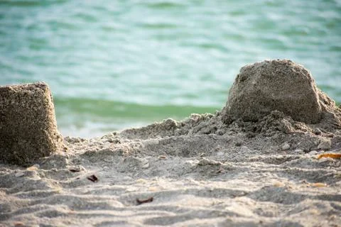 Sand Castles Stock Photos