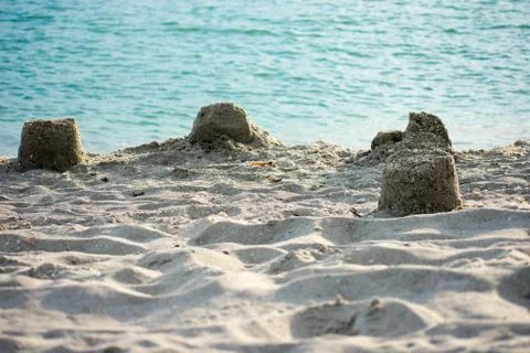 Sand Castles Stock Photos