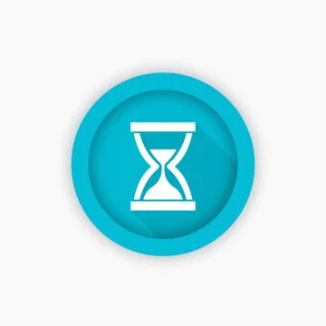 Sand clock, hourglass icon, vector symbol 스톡 일러스트