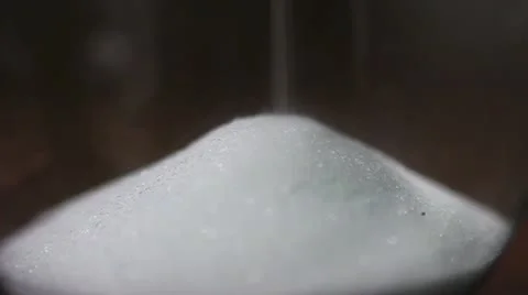Sand clock Hourglass running close-up Stock Footage 18188516