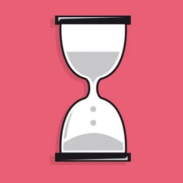 Sand clock icon Stock Illustration
