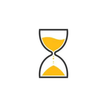 Sand clock icon vector illustration design Stock Illustration