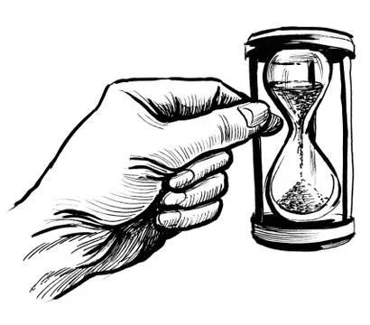 Sand clock Stock-Illustration