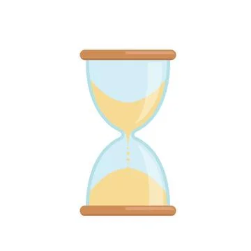Sand clock vector icon element concept design template Stock Illustration