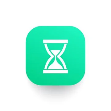 Sand clock vector icon 스톡 일러스트