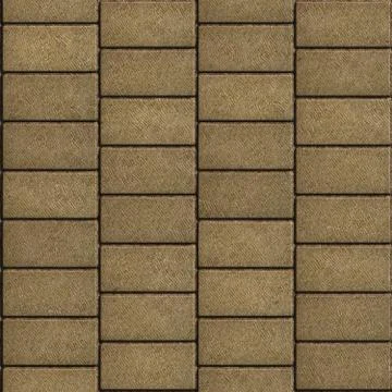 Sand Color Tiles in the Form of Rectangles Laid out Horizontally 스톡 일러스트
