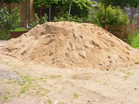 Sand for construction work Stock Photos