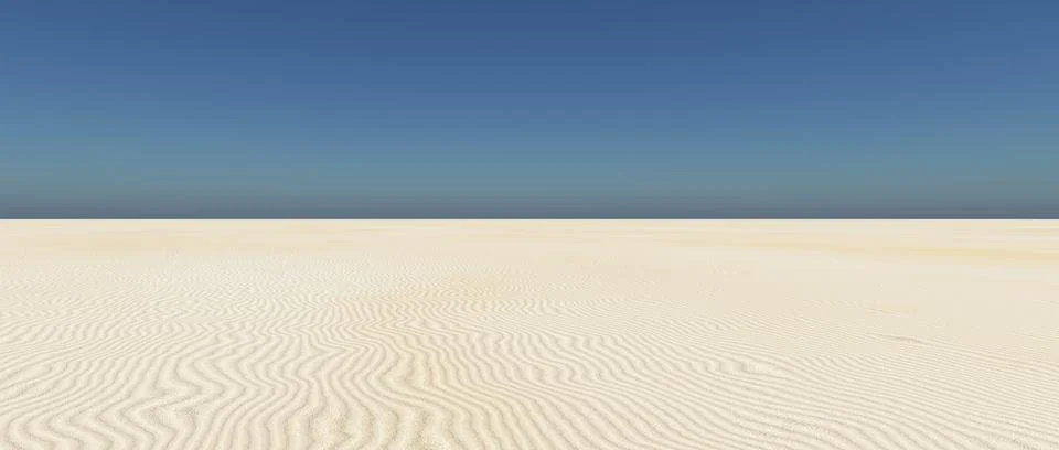 Sand desert Stock Illustration