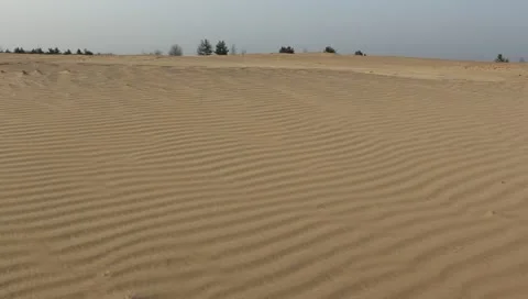 Sand desert landscape Stock Footage 10868266