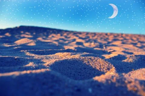 Sand in a desert Stock Photos
