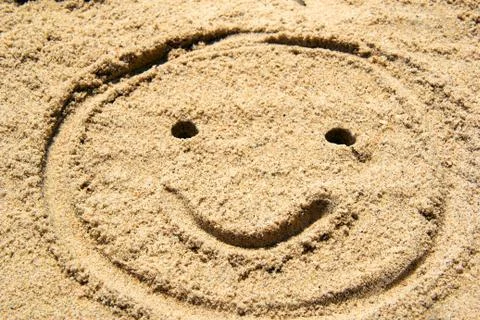 Sand drawing Stock Photos