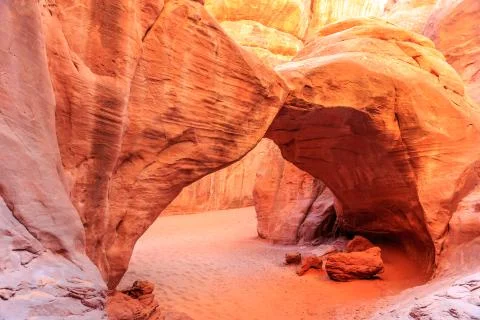 Sand Dune Arch Stock Photos