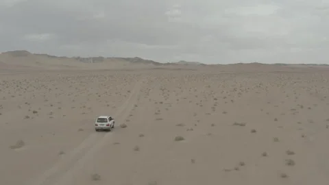 Sand dune car 2 Stock Footage 256828266