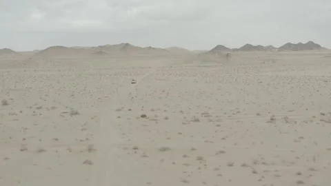 Sand dune desert car 3 Stock Footage 256828264