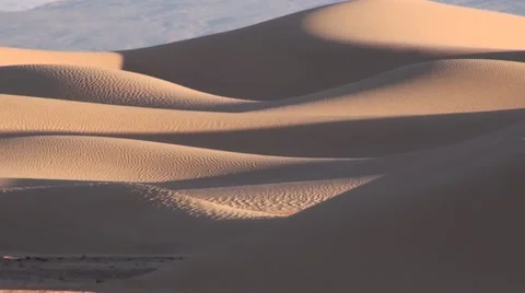 Sand dune in the desert in Morocco Stock Footage 52930029