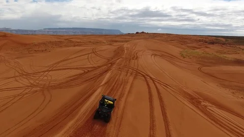 Sand Dune Follow Video stock 93570722