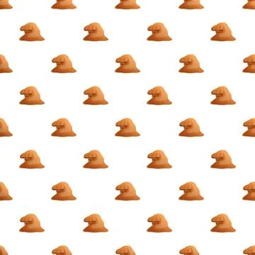 Sand dune hills seamless pattern natural background 스톡 일러스트