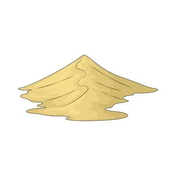 Sand Dune illustration 스톡 일러스트