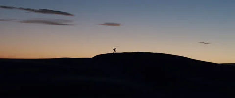 Sand Dune Sunset Video stock 151227754