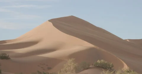 A sand dune in west china Stock Footage 256805591