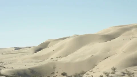 Sand Dunes Algodones Driving 2 Stock Footage 79044509
